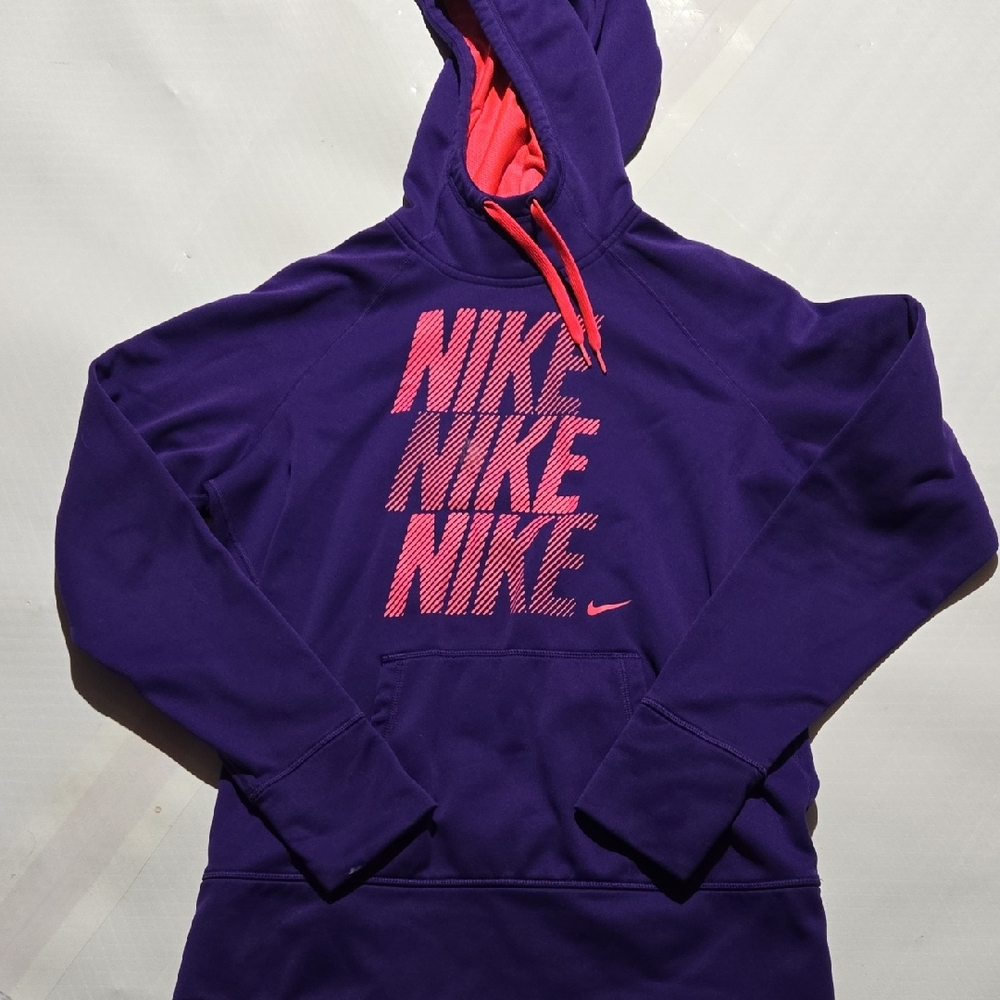 Nike Purple Hoodie with Pink Accents
